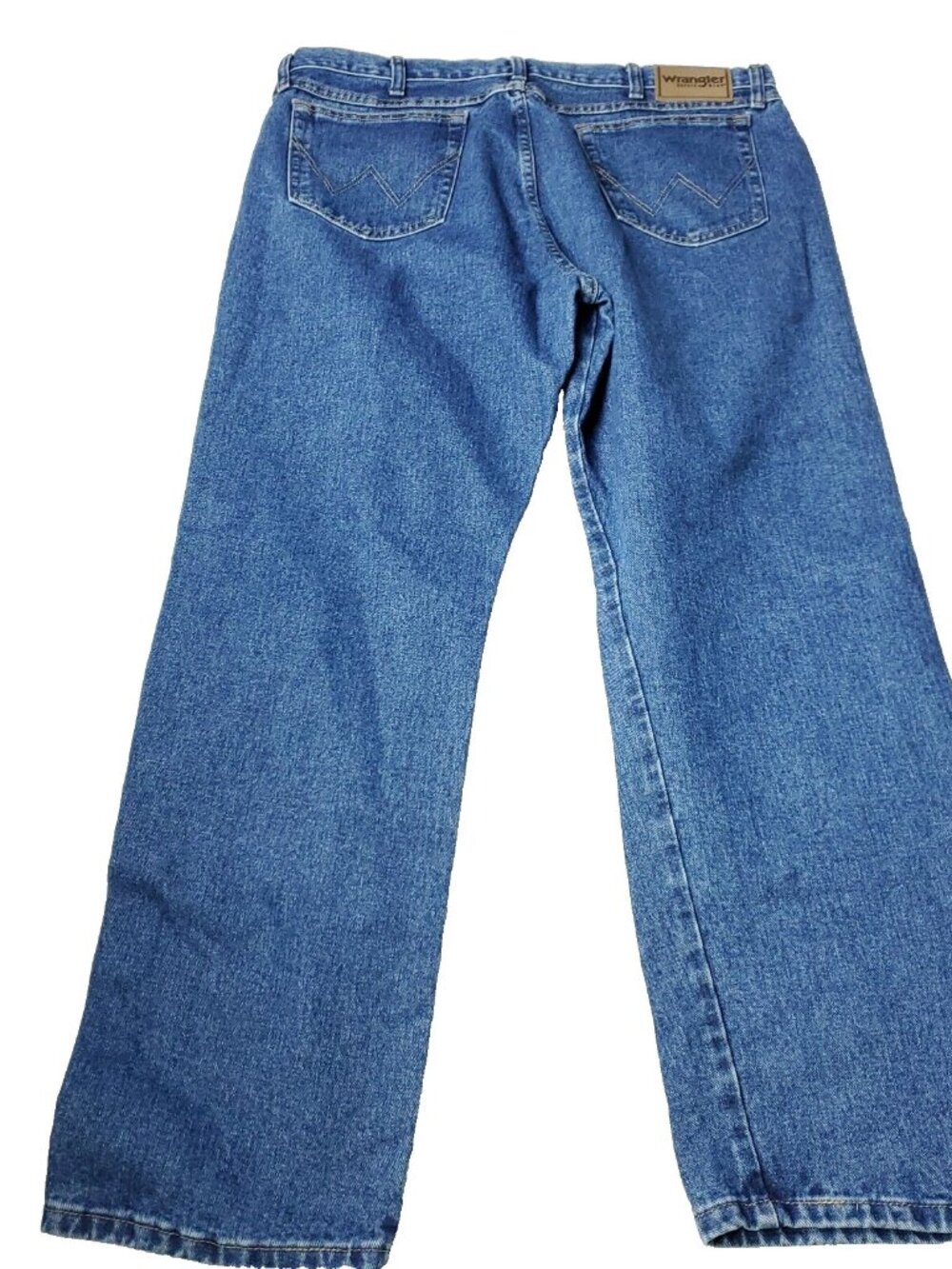 Wrangler Cowboy Jeans Mens 38x31 Actual Size Blue Cotton Western Denim USA y2K - Picture 1 of 7